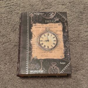 Vintage Clock Design Book Box